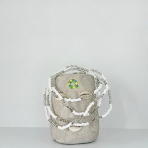 SANT collares normales obatala blanco con transparente