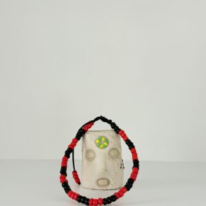 SANT pulsera ajustable elegua rojo con negro