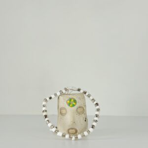SANT pulsera ajustable obatala blanco con transparente