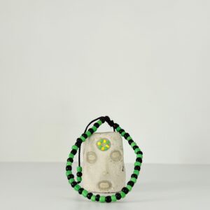 SANT pulsera ajustable oggun verde con negro